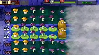 Plants vs Zombies : Adventure 2 (fog) level 1 | Almira Play Games