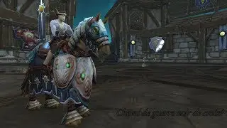 Elite monture wow Cheval de guerre noir de croisé