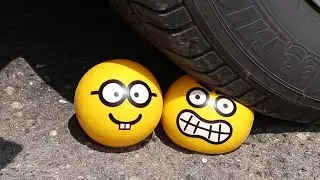 EXPERIMENT: CAR VS BALLOONS | Crushing Crunchy & Soft Things by Car