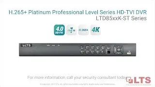H.265+ Platinum Professional Level Series HD-TVI DVR - LTD85xxK-ST Series