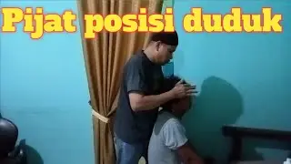 Massage customer sitting position