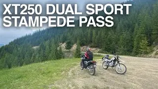 2020 Yamaha XT250 dual sport taken over STAMPEDE PASS (UNCUT)