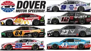 2024 NASCAR CUP SERIES PAINT SCHEME PREVIEW FOR THE WURTH 400 AT DOVER MOTOR SPEEDWAY