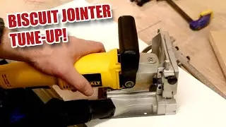 DeWalt DW682K Biscuit Jointer / Plate Joiner - Truing up and Blade Changing