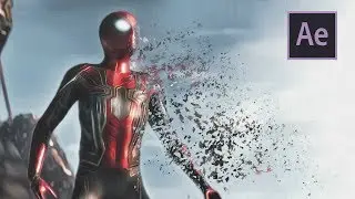 Create Easy Disintegration Effect // After Effects CC!