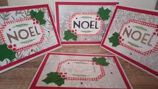 batch making Christmas card
