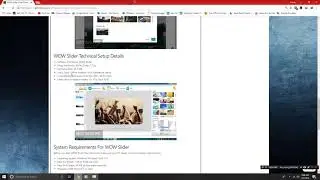 Video Tutorial 10: How To Install WOW Slider Without Errors on Windows PC.