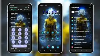 Dark Goku Theme For Oppo & Realme Color OS 6 [TEMBUS AKAR]