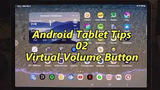 Samsung Android Tablet Tips 02 Virtual Volume Button