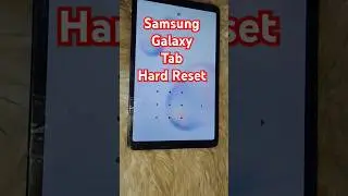 Samsung Galaxy tab a 2020 Hard Reset || All Samsung Tab Hard Reset #shorts
