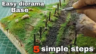 How To Make Realistic Diorama Base | Tutorial for Beginners 