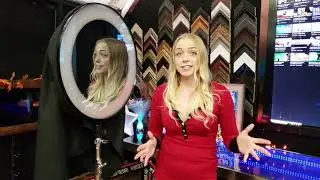 Halo Teleprompter Assembly | Ring Light for YouTube Creators