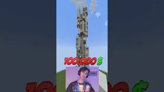 ДОМ ЗА 100$ 10 000$ И 100 000$ #майнкрафт #minecraft #shorts