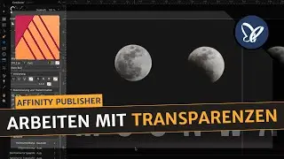 Affinity Publisher Tutorial - Transparenzwerkzeug und Transparenzverläufe einsetzen