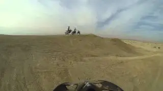 Ocotillo Wells, Mike hitting a decent size booter over my head