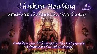 Chakra Healing therapy 'The Sanctuary' Awaken the 7 Chakras Ambient Relaxation 4k Ultra HD 1 hour