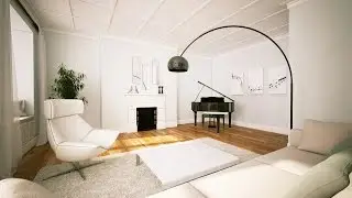 Brighton sea view property. 3D visualisation of interior re-design | Moko3D | HD 720