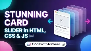 🔥 Create a Stunning Card Slider in Minutes! (HTML, CSS, JS + Swiper JS)