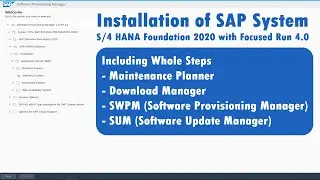 SAP: Installation of SAP System