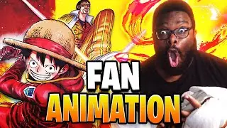 A Fan Animated LUFFY VS KIZARU?! This Looks FIRE!