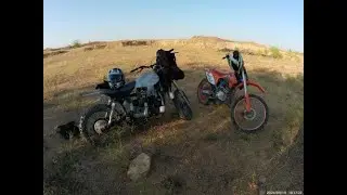 Comparing the Steam Locomotive with a factory motorcycle on steep long climbs