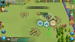 Aethelfled AoE barbarian hunting in Rise of Kingdoms