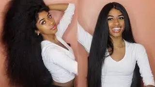 CURLY TO SILKY STRAIGHT Hair No Frizz