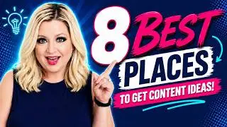 TOP PLACES TO GET CONTENT IDEAS FOR VIDEOS | VIDEO CONTENT IDEAS FOR BEGINNERS