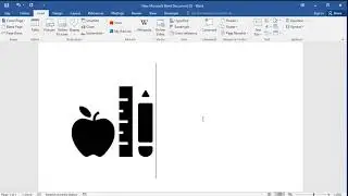 How to insert school symbol in word
