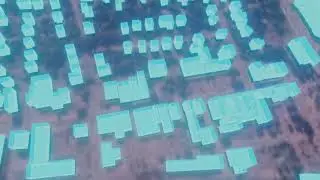 WolfVegas - Neon/Retro GIS blender pluggin test / toying.
