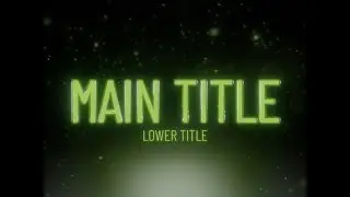 Personalized Cinematic Title Animation with Dynamic Glossy Text - Sound Enhanced, Full HD, MP4 Fo...