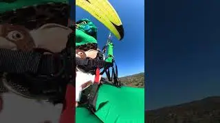 Volando disfraz Gremlins 2 paramotor Greta #paramotorgirls #paramotor #flygirl #volardisfraz
