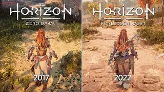 Horizon Forbidden West vs Horizon Zero Dawn - Physics and Details Comparison