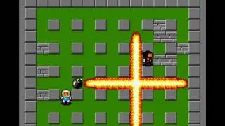 Dyna Blaster - two-player gameplay