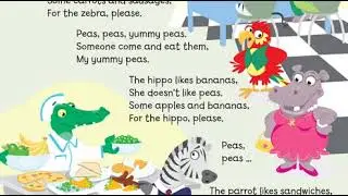 English songs for children: peas peas yummy peas