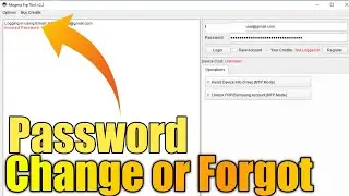 How to Change or Forgot Magma Tool Password !