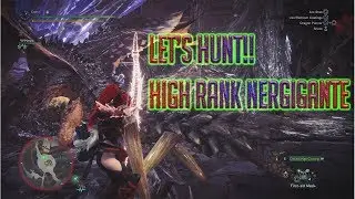 High Rank Nergigante Solo | Bow| Monster Hunter World!!
