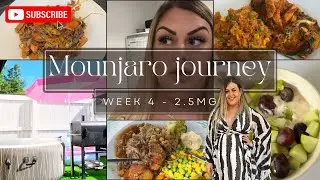 Mounjaro Journey Week 4: Final Week on 2.5mg | Progress, Feelings & What I Ate