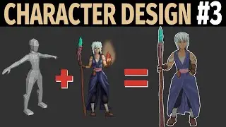 Modeling and Painting the Character - CHARACTER DESIGN - Part 3