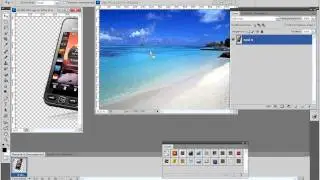 Как добавить картинку в картинку в Adobe Photoshop cs5