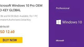 Windows 10 Pro Oem Under $13