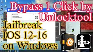 Jailbreak IOS 12 - 16 by WinRa1n on Windown and Jailbreak 1 click by Unlocktool #winra1n #unlocktool