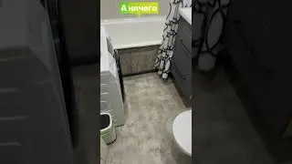 Что стало с покошённой плиткой в ванной комнате,спустя 9 месяцев?