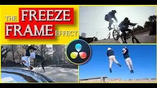 DaVinci Resolve Tutorial - How to Create FREEZE FRAME Effect