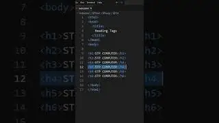 Heading Tags in HTML...  #html #htmltutorial #viral 🔥
