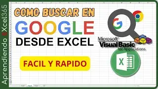 Inserta Buscador Google a Excel #vba #visualbasic