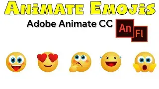 How to Animate Emojis in Adobe Animate CC | Adobe Animate CC Tutorials(Flash Tutorials)