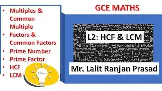 L2: Mastering GCSE Maths: Key Concepts in Multiples, Factors, and Prime Numbers