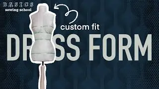 CUSTOM fit dress form perfect for DRAPING - THISISKACHI DIY