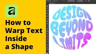 How to Warp Text Inside a Shape in Affinity 